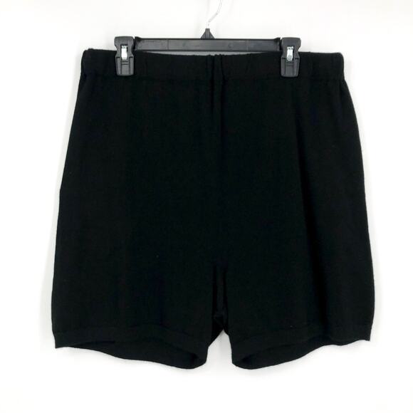 ACTIVE CASHMERE Men's Seamless Weight Fitted Cashmere Short XL Black NWT - Picture 1 of 12